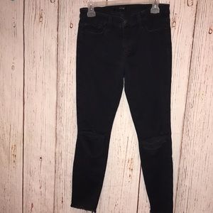 Distressed Joes jeans
